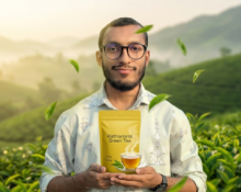 Tea Green Vietnamese Yellow Bag